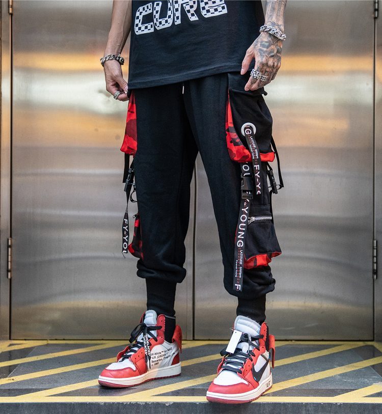 Hiphop webbing harem trousers - Bellarte Enchanté Hiphop webbing harem trousers